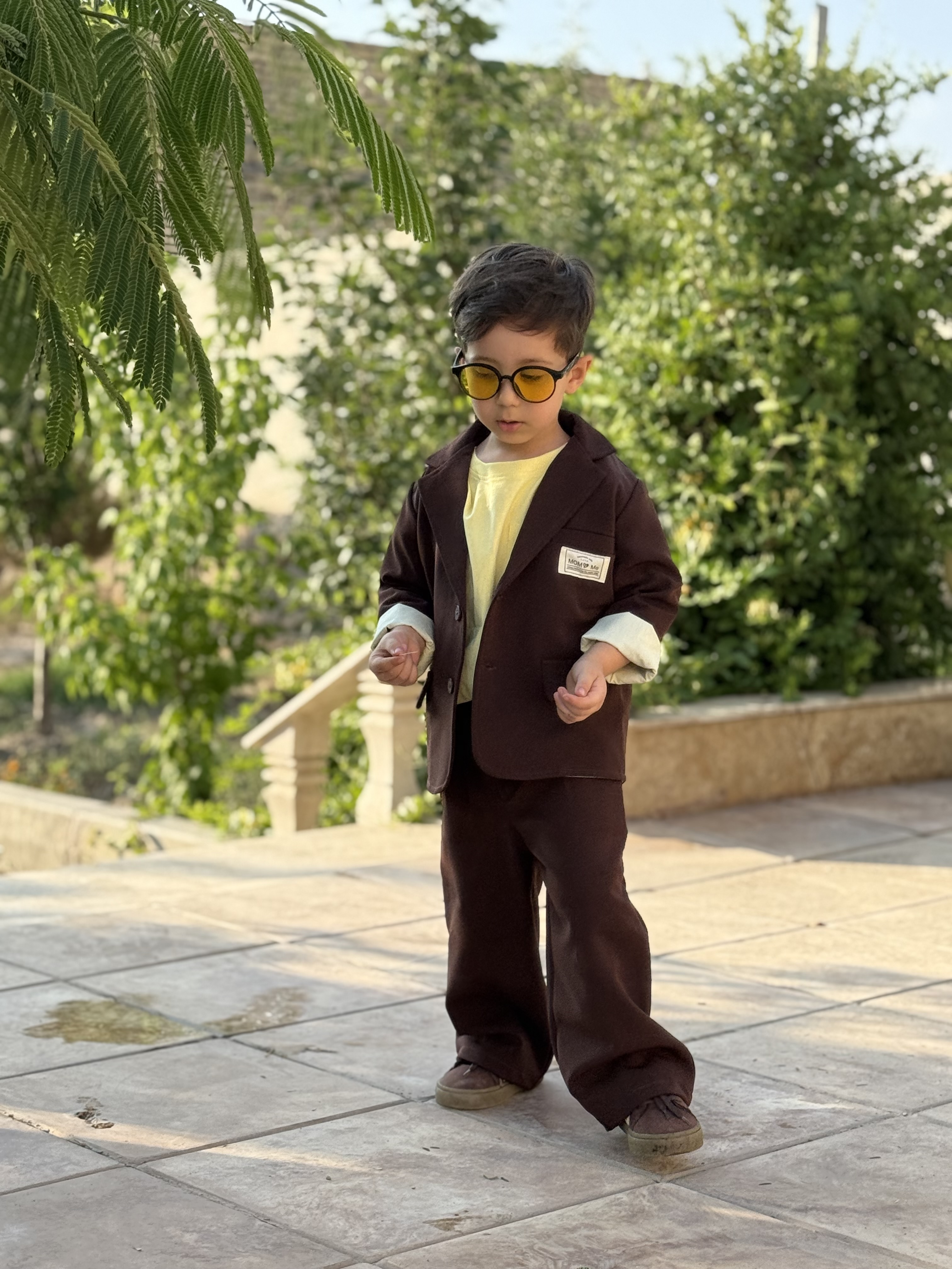 کت و‌شلوار اوور سایز استایل بچگانه